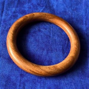 Solid wood bangel size 8 unisex